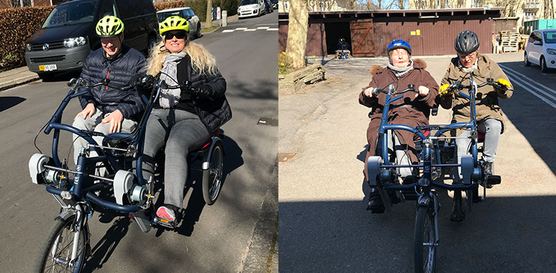 To billeder: Borger og ansatte cykler på de nye cykler
