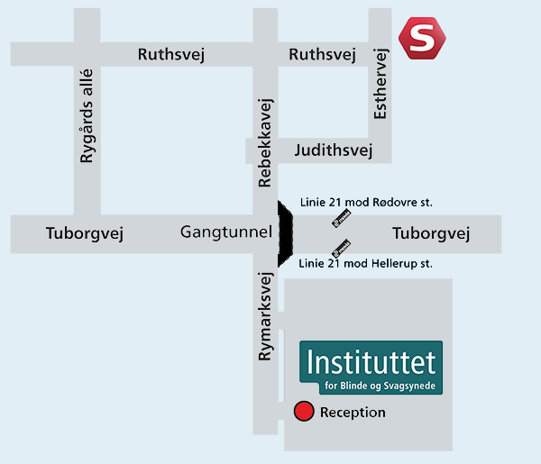 et kort over IBOS nærområde, link til google maps