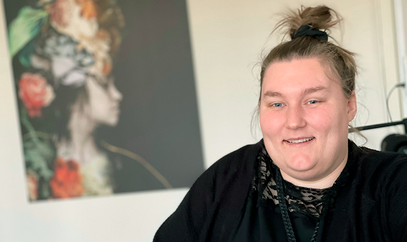 Portræt af Karoline