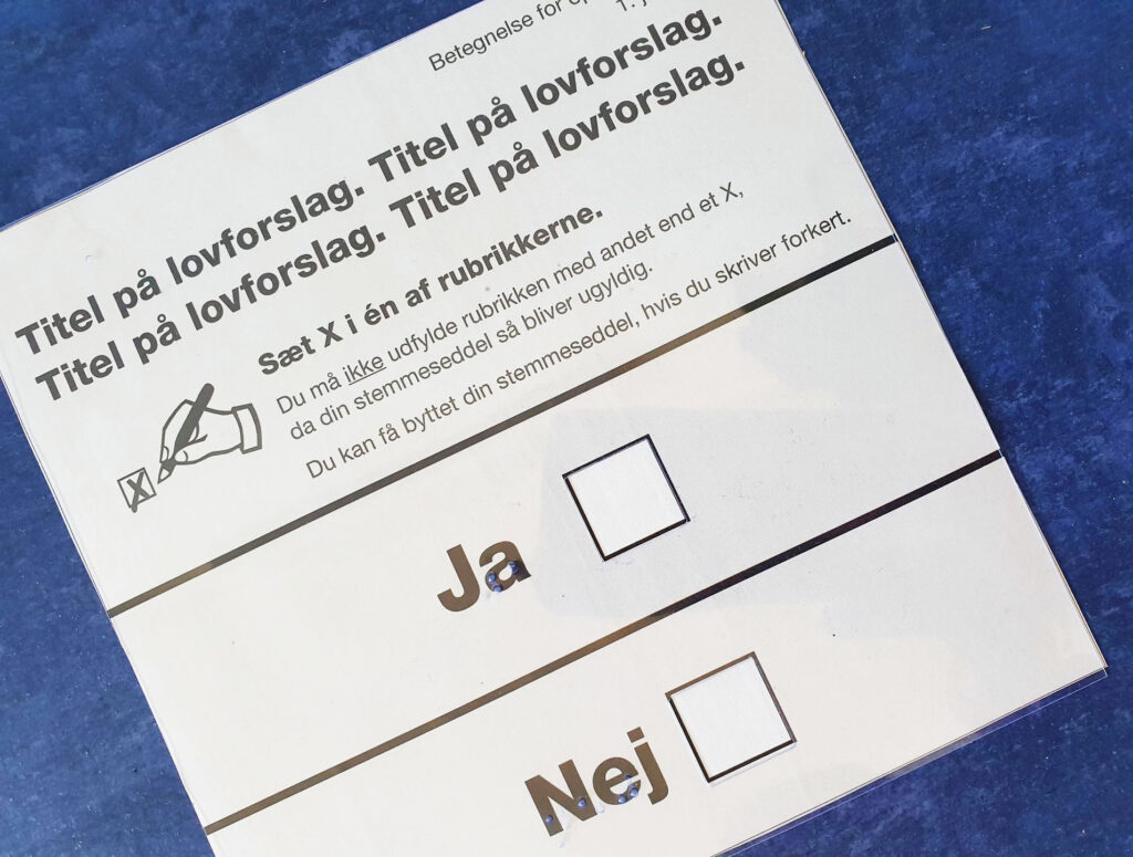 Foto af overlægsplade