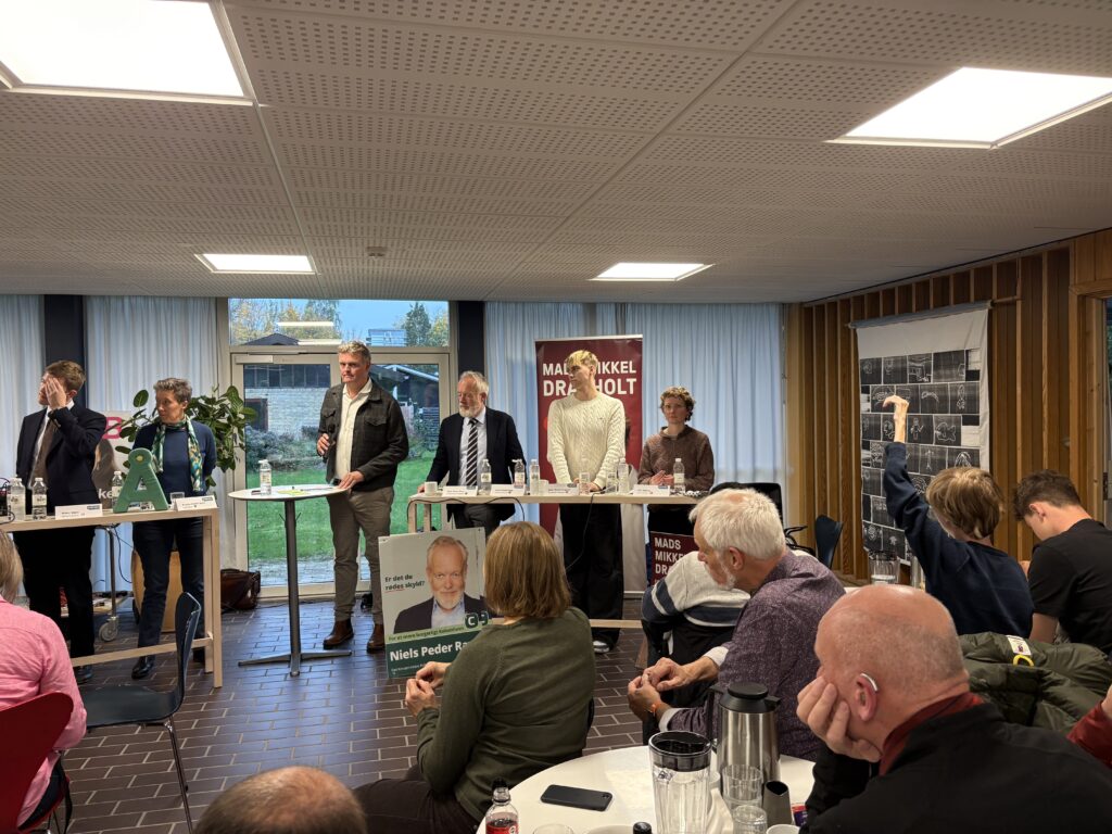 Politikere i debatpanelet
